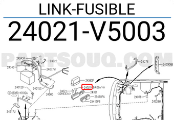 Nissan 24021V5003 LINK-FUSIBLE