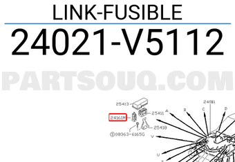 Nissan 24021V5112 LINK-FUSIBLE