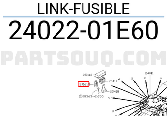Nissan 2402201E60 LINK-FUSIBLE