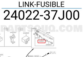Nissan 2402237J00 LINK-FUSIBLE