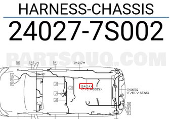 Nissan 240277S002 HARNESS-CHASSIS