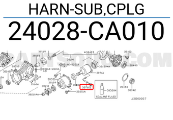Nissan 24028CA010 HARN-SUB,CPLG