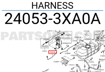 Nissan 240533XA0A HARNESS