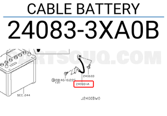 Nissan 240833XA0B CABLE BATTERY