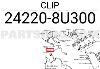 Nissan 242208U300 CLIP