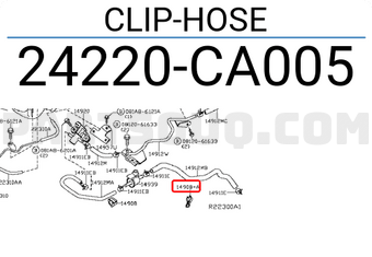 Nissan 24220CA005 CLIP-HOSE