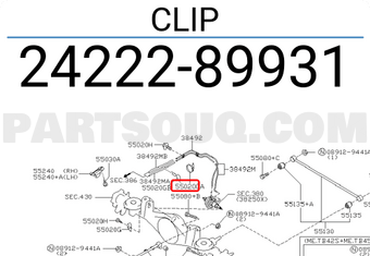 Nissan 2422289931 CLIP