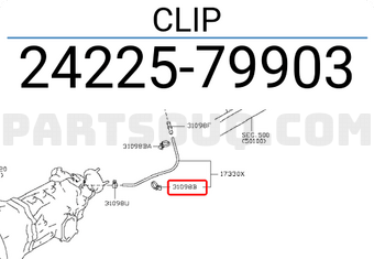 Nissan 2422579903 CLIP