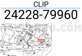 Nissan 2422879960 CLIP