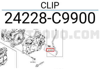Nissan 24228C9900 CLIP