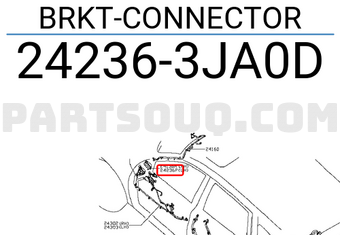 Nissan 242363JA0D BRKT-CONNECTOR