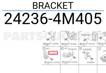 Nissan 242364M405 BRACKET