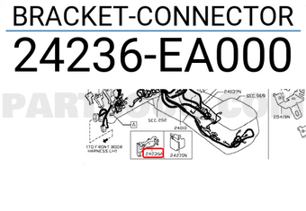 Nissan 24236EA000 BRACKET-CONNECTOR