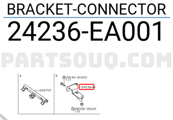 Nissan 24236EA001 BRACKET-CONNECTOR