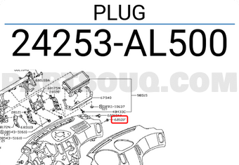 Nissan 24253AL500 PLUG