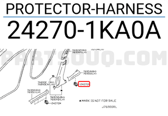 Nissan 242701KA0A PROTECTOR-HARNESS