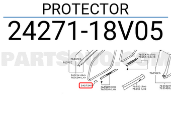 Nissan 2427118V05 PROTECTOR