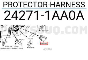 Nissan 242711AA0A PROTECTOR-HARNESS