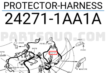 Nissan 242711AA1A PROTECTOR-HARNESS