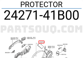 Nissan 2427141B00 PROTECTOR