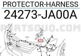 Nissan 24273JA00A PROTECTOR-HARNESS