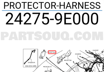 Nissan 242759E000 PROTECTOR-HARNESS