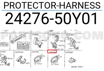 Nissan 2427650Y01 PROTECTOR-HARNESS