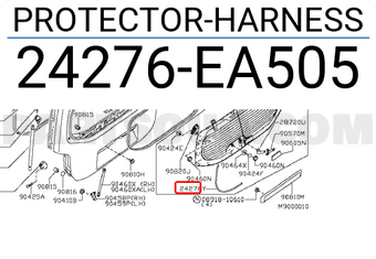 Nissan 24276EA505 PROTECTOR-HARNESS