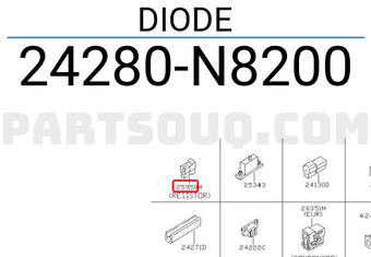 Nissan 24280N8200 DIODE