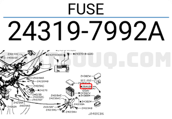Nissan 243197992A FUSE