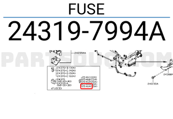 Nissan 243197994A FUSE
