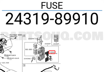 Nissan 2431989910 FUSE