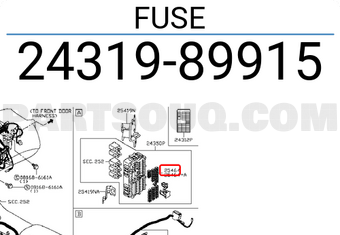 Nissan 2431989915 FUSE