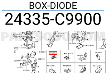 Nissan 24335C9900 BOX-DIODE
