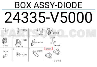 Nissan 24335V5000 BOX ASSY-DIODE