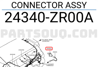 Nissan 24340ZR00A CONNECTOR ASSY