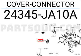 Nissan 24345JA10A COVER-CONNECTOR