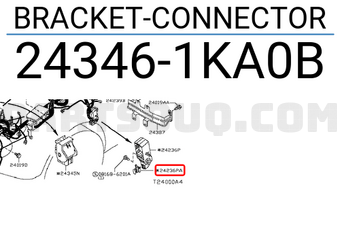 Nissan 243461KA0B BRACKET-CONNECTOR