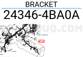 Nissan 243464BA0A BRACKET