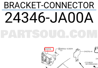 Nissan 24346JA00A BRACKET-CONNECTOR
