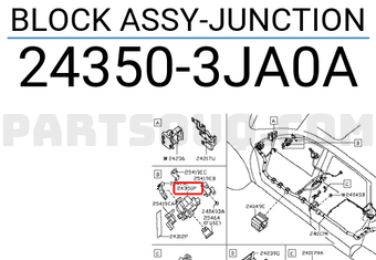 Nissan 243503JA0A BLOCK ASSY-JUNCTION
