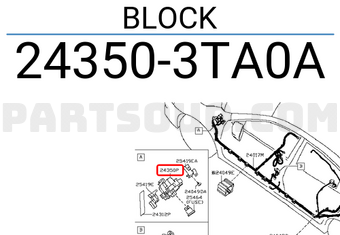 Nissan 243503TA0A BLOCK