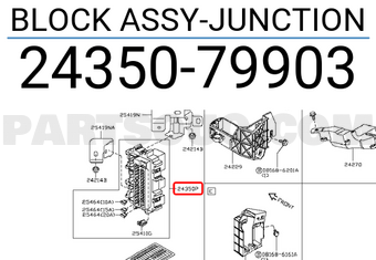 Nissan 2435079903 BLOCK ASSY-JUNCTION
