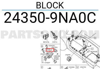 Nissan 243509NA0C BLOCK