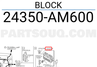 Nissan 24350AM600 BLOCK