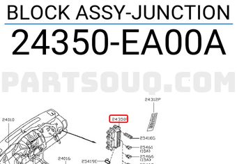 Nissan 24350EA00A BLOCK ASSY-JUNCTION