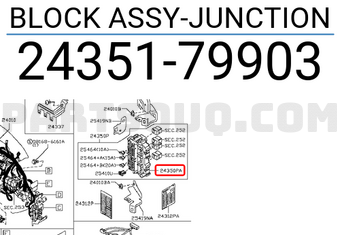 Nissan 2435179903 BLOCK ASSY-JUNCTION