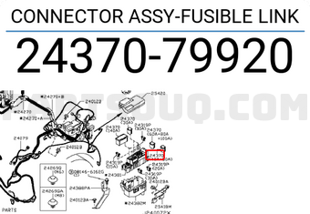 Nissan 2437079920 CONNECTOR ASSY-FUSIBLE LINK