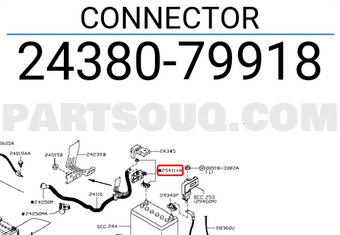 Nissan 2438079918 CONNECTOR