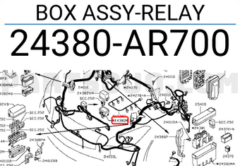 Nissan 24380AR700 BOX ASSY-RELAY